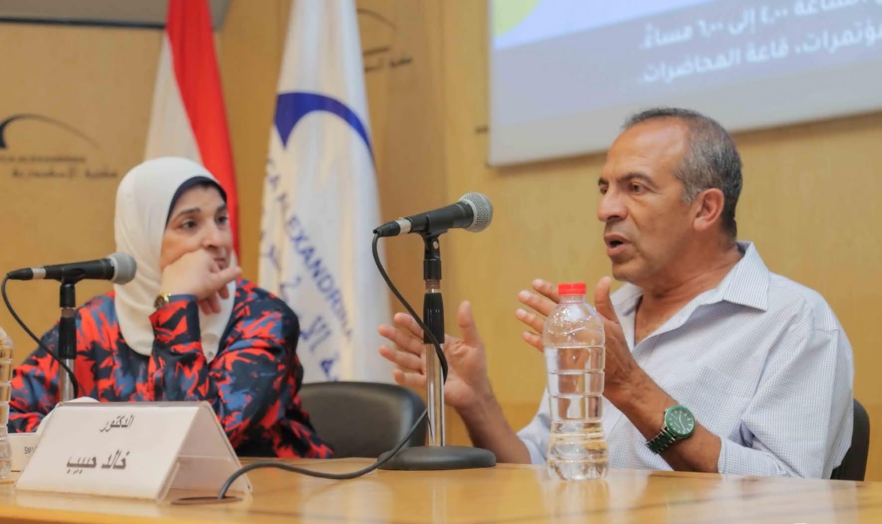 خالد حبيب: رسائل للشباب من مكتبة الإسكندرية