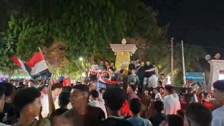 فرحة عارمة في شوارع بني سويف بعد فوز منتخب مصر على أستراليا والتأهل في كأس العالم