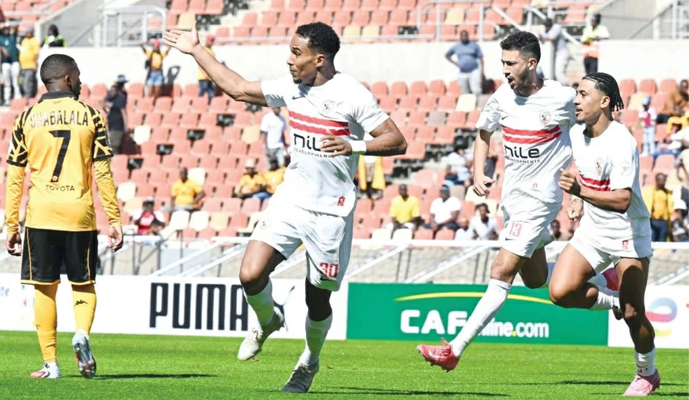 ملخص مباراة الزمالك وكايزر تشيفز في الكونفدرالية