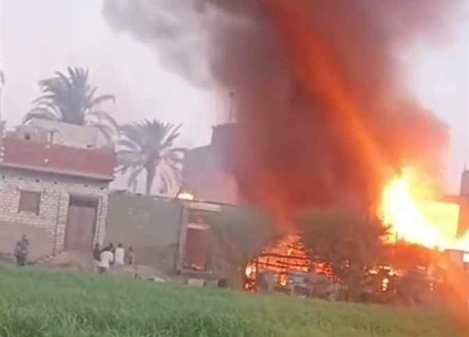 جمع 250 ألف جنيه تبرعات لمتضرري حريق حظائر الماشية في المنيا