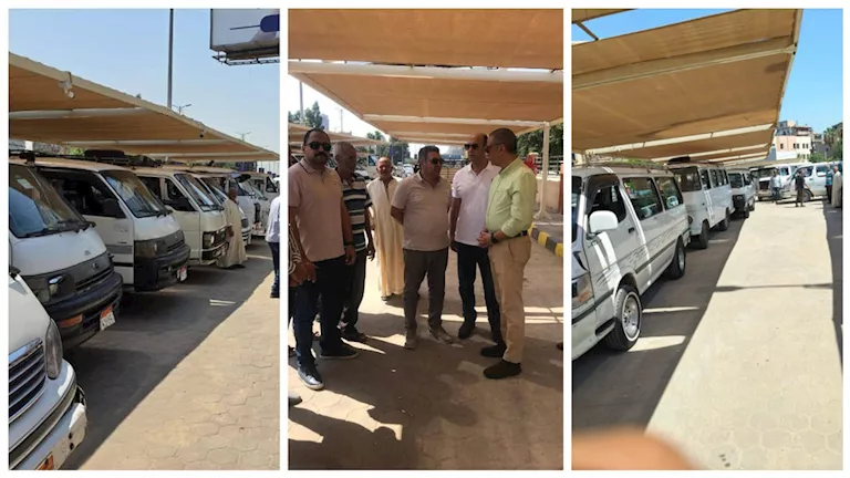 بدء التشغيل التجريبي لموقف الكيت كات الحضاري وتنظيم حركة السرفيس بالجيزة