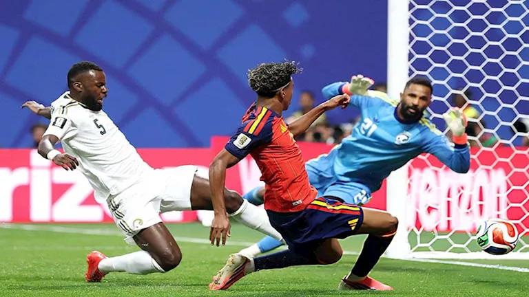 "بعد هدفه أمام السعودية".. لامين يامال يسجل رقما تاريخيا مع إسبانيا في كأس العالم
