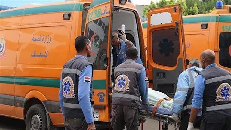 بمدخل قرية الحمام.. إصابة 7 أشخاص في انقلاب تروسيكل بـ بني سويف