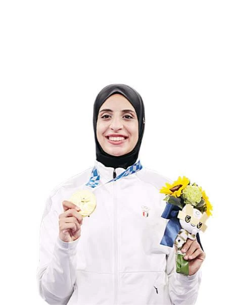 فريال أشرف تتوج بذهبية الكاراتيه في دورة ألعاب البحر المتوسط