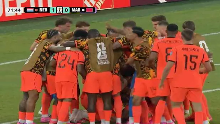 سبب بكاء كودي جاكبو بعد تسجيله هدف هولندا في مرمى المغرب بكأس العالم