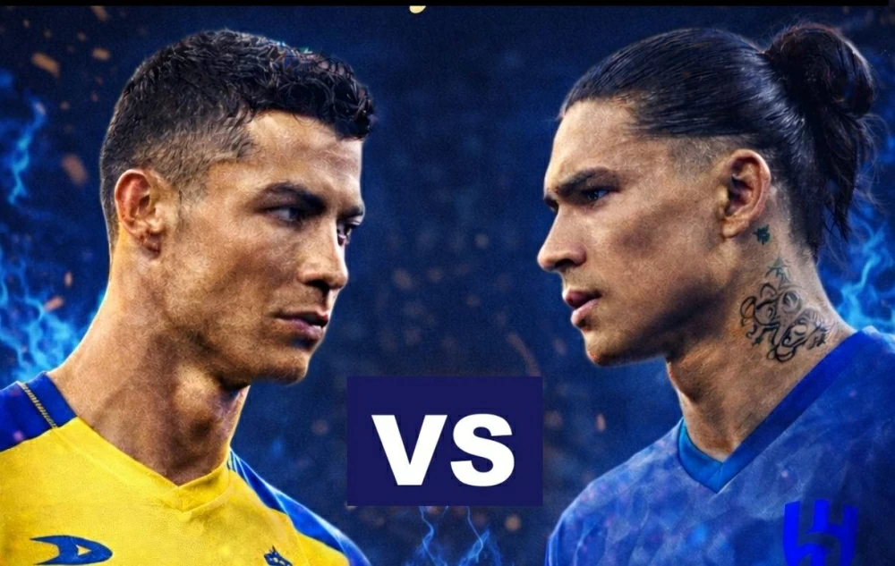 ملخص مباراة ديربي الرياض بين النصر والهلال في الدوري السعودي