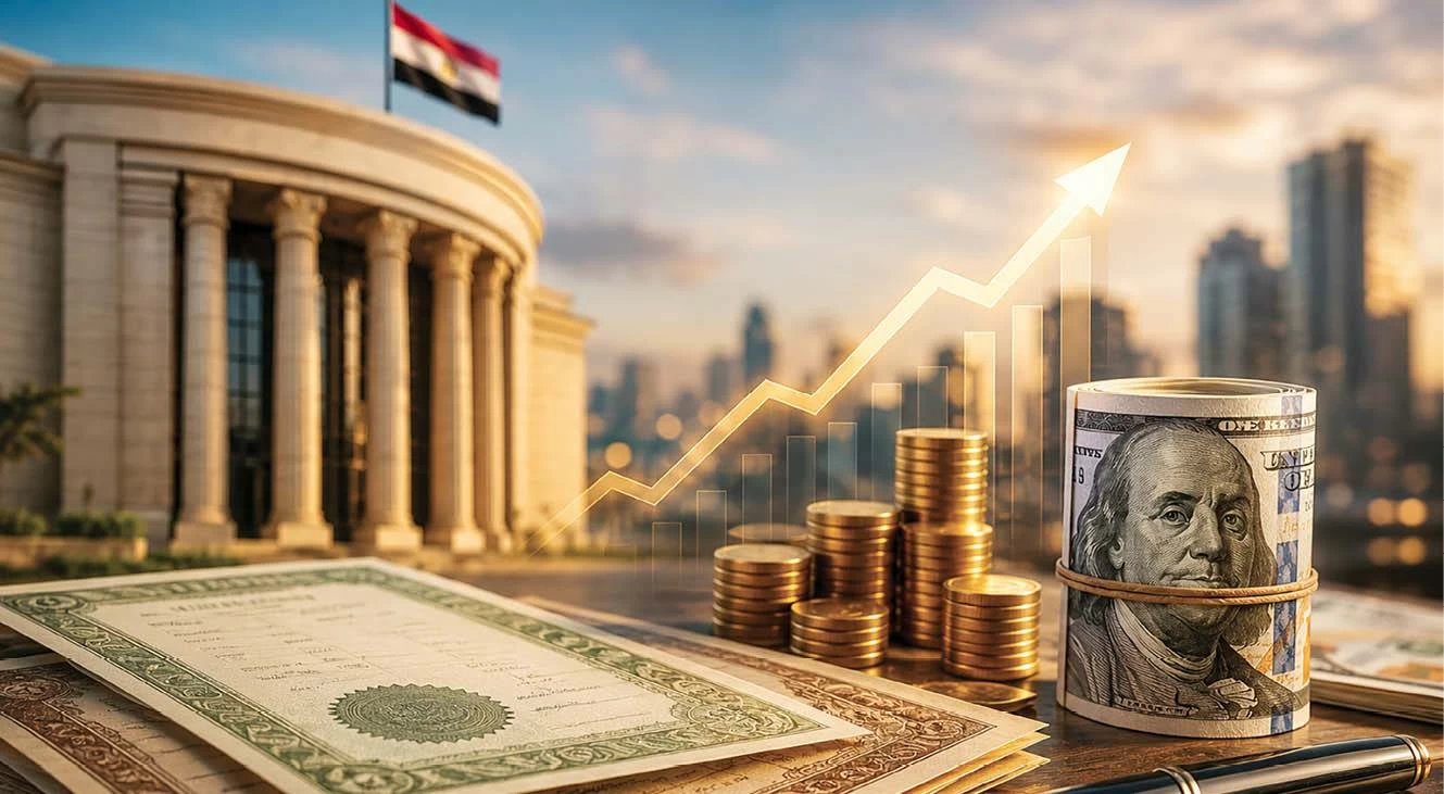 تراجع مخاطر الديون وصعود الدولار يعيدان شهية الأجانب لأذون وسندات الخزانة